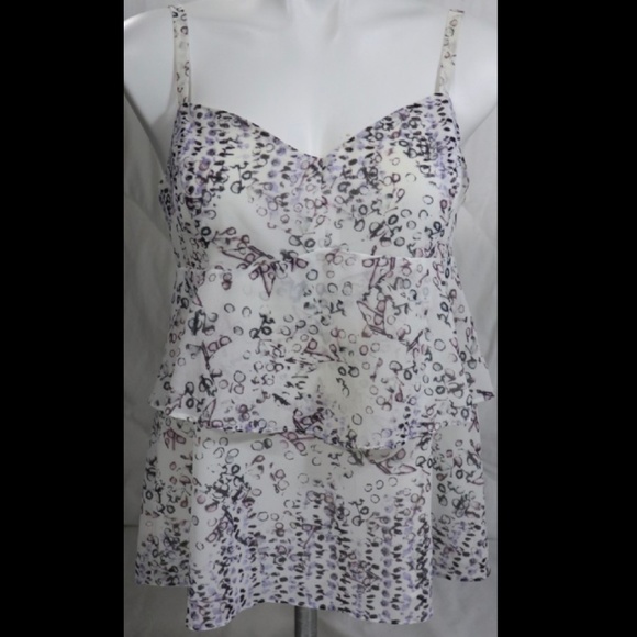 CAbi Tops - CAbi V Neck Layered Tank Top sz S